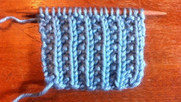 Example of the Farrow Rib Stitch