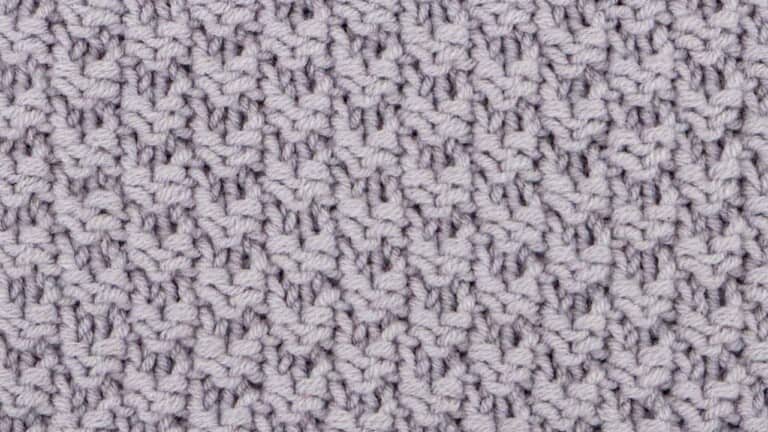 Box Stitch Knitting Pattern (Reversible)