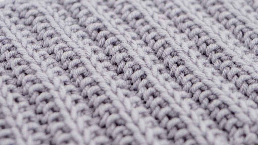 Details of Cartridge Belt Rib Stitch Knitting Pattern