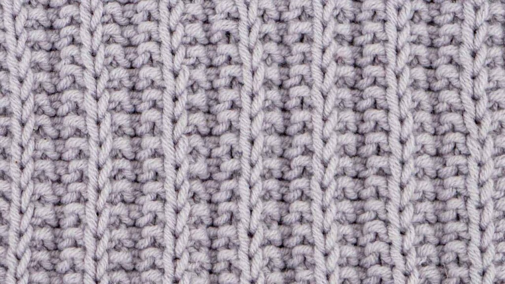 Cartridge Belt Rib Stitch Knitting Pattern (Reversible)