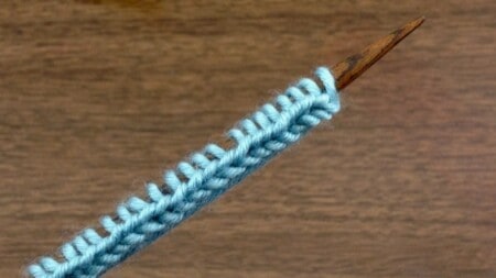 Example of the Crochet Cast On Edge