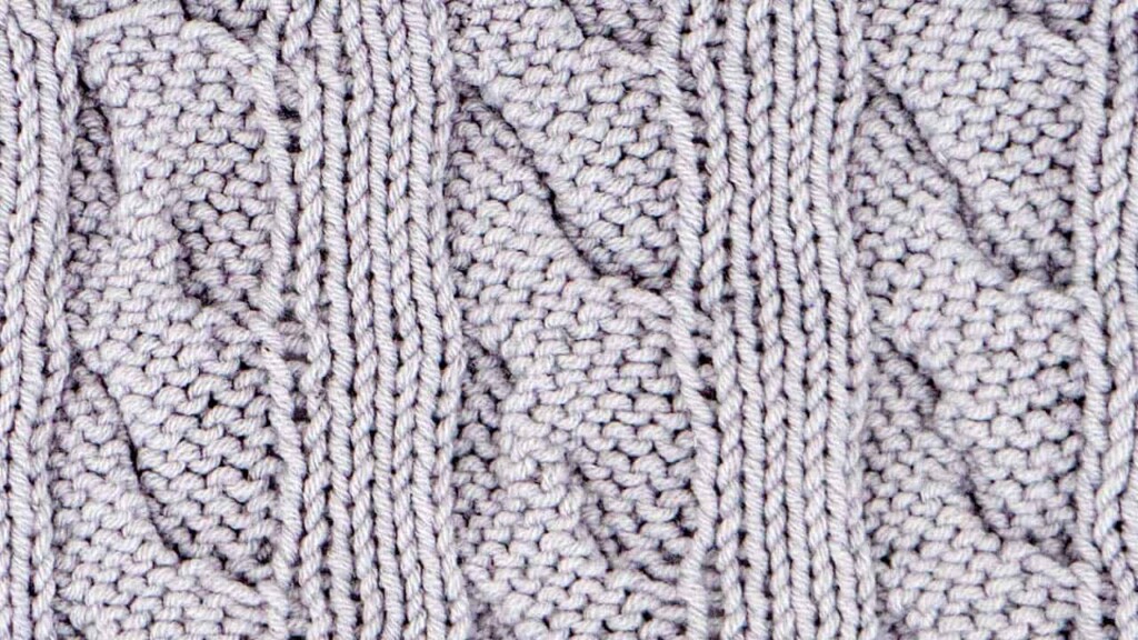 Chunky Cable Stitch Knitting Pattern (Wrong Side)