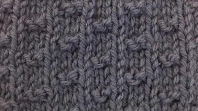 The Double Alternate Andalou Knitting Stitch Pattern