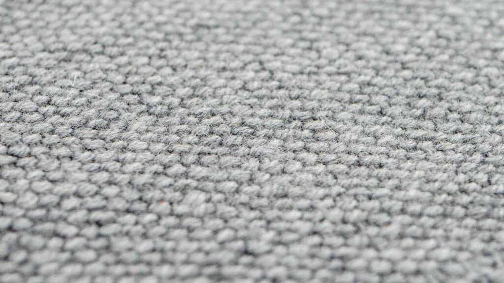 Close Up of Tweed Stitch Knitting Pattern