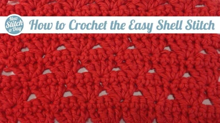 How to Crochet the Easy Shell Stitch