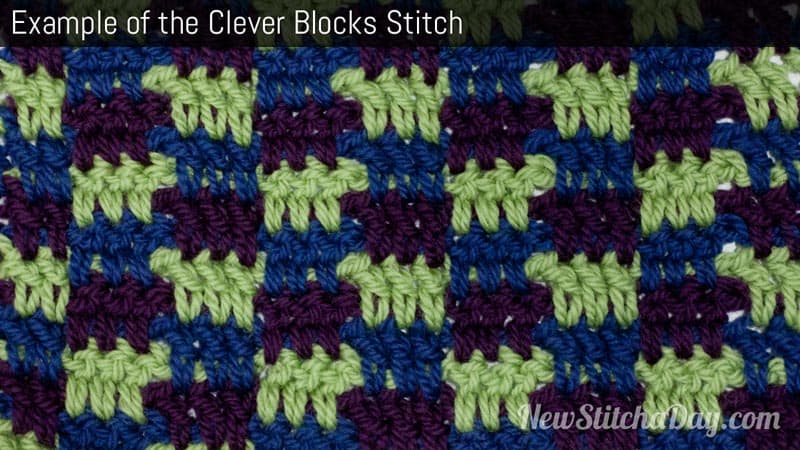 Example of the Clever Blocks Stitch