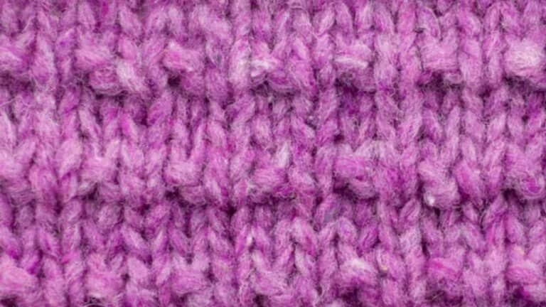 The Fleck Stitch Knitting Stitch Pattern