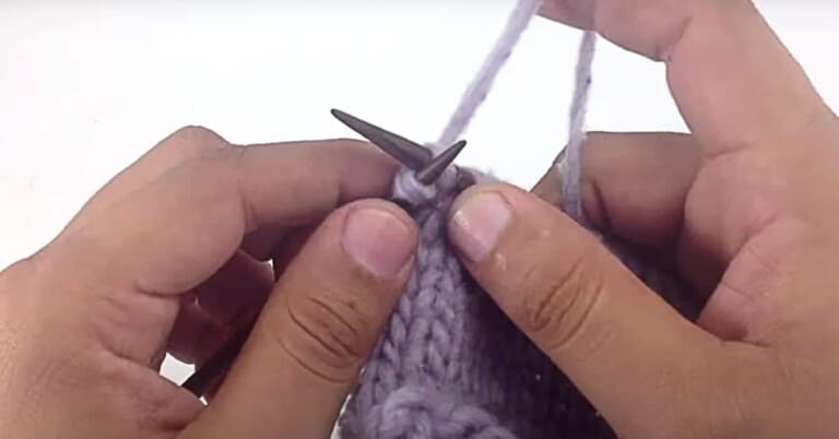 Example of Knitting Backwards
