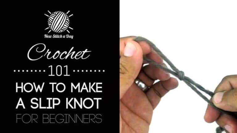 Crochet 101: How to Make a Slip Knot for Beginners