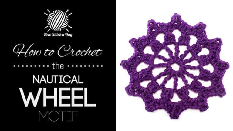 How to Crochet the Nautical Wheel Motif