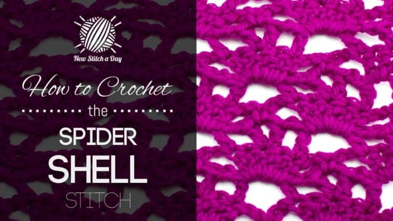 How to Crochet the Spider Shell Stitch