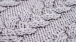 Detail of Arrow Cable Knitting Pattern