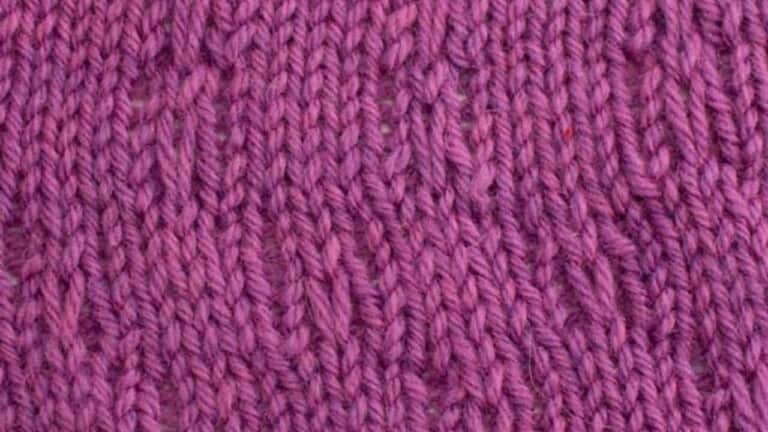 The Tuck Knitting Stitch Pattern