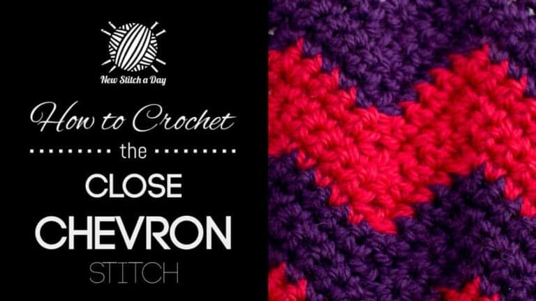 How to Crochet the Close Chevron Stitch