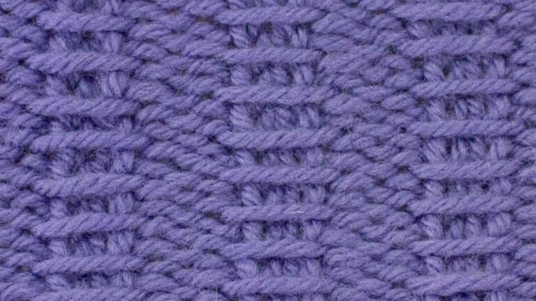 Double Mock Ribbing Knitting Stitch Pattern