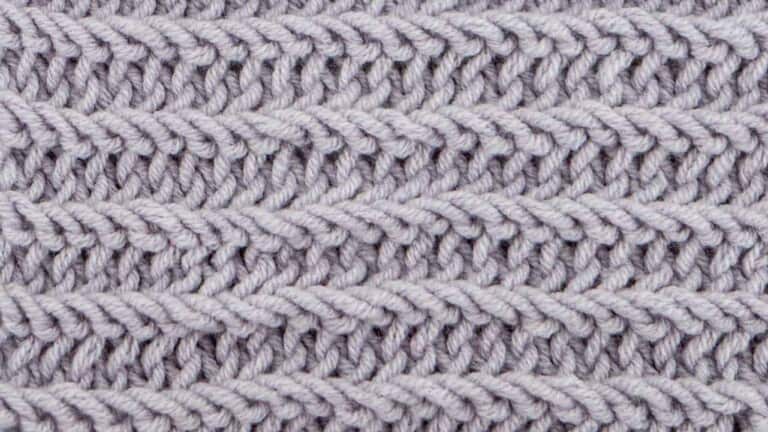 Double Garter Stitch Knitting Pattern (Reversible)