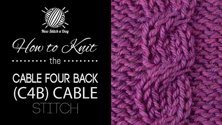 How to Knit the Cable 4 Back