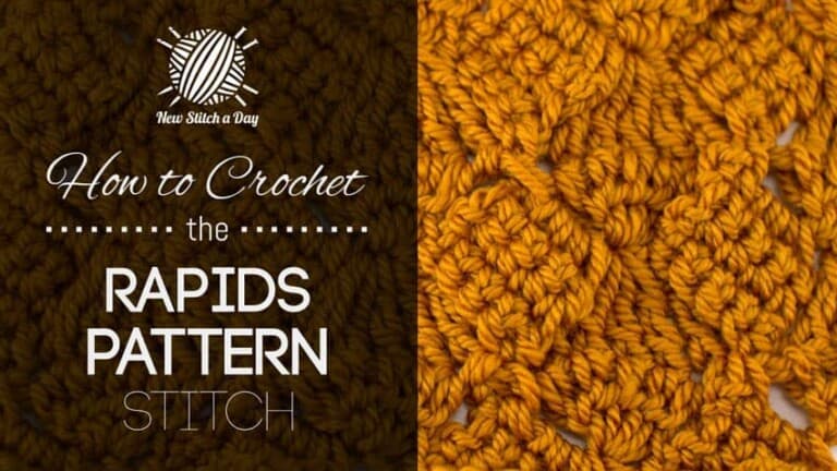 How to Crochet the Rapids Pattern Stitch