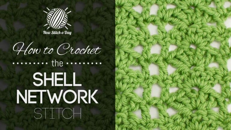 How to Crochet the Shell Network Stitch