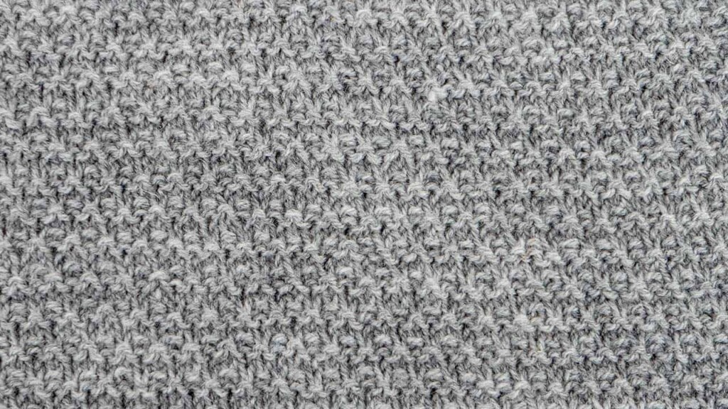 Garter Slip Stitch Knitting Pattern (Right Side)