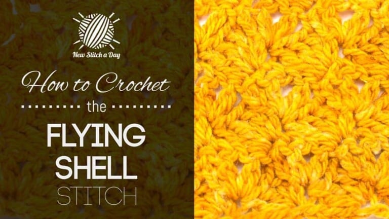 How to Crochet the Flying Shell Stitch