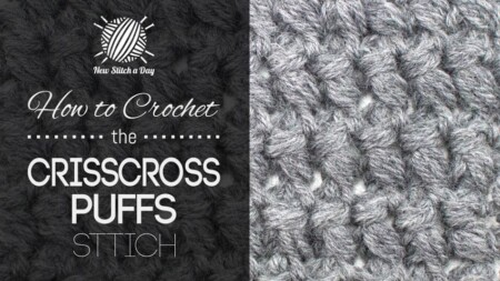 How to Crochet the Criss Cross Puffs Stitch