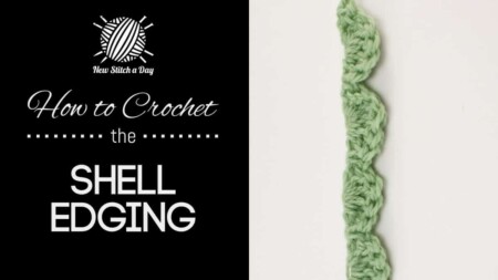 How to Crochet the Shell Edging