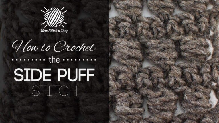How to Crochet the Side Puffs Stitch
