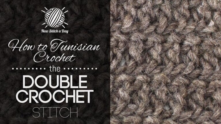 How to Tunisian Crochet the Double Crochet Stitch
