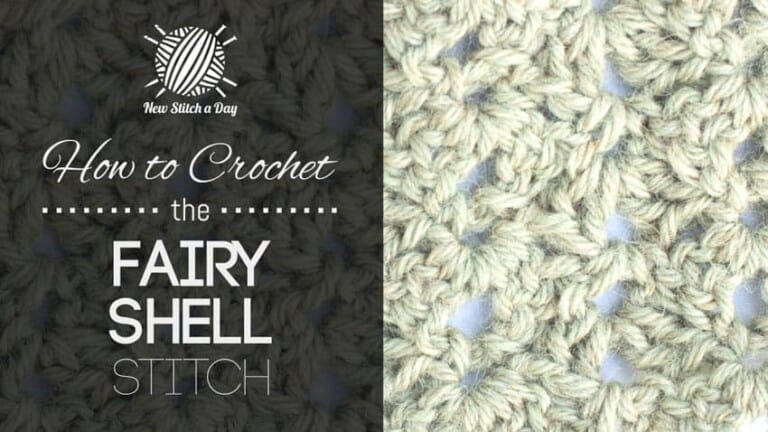 How to Crochet the Fairy Shell Stitch