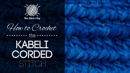 How to Crochet the Kabeli Corded Stitch
