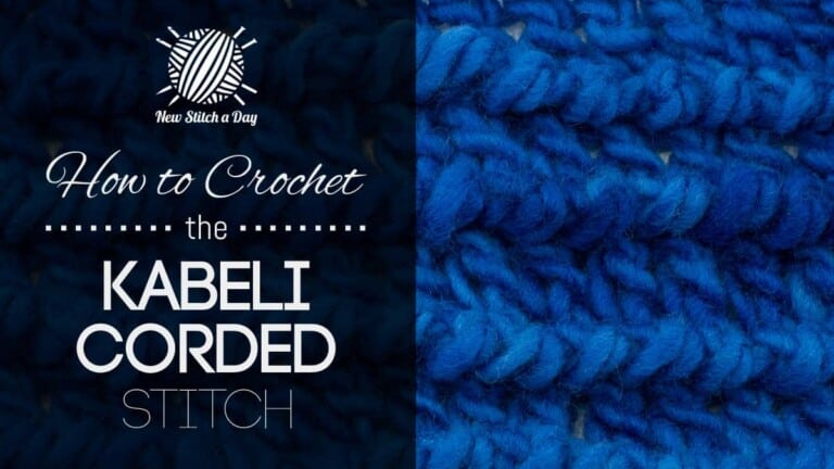 How to Crochet the Kabeli Corded Stitch