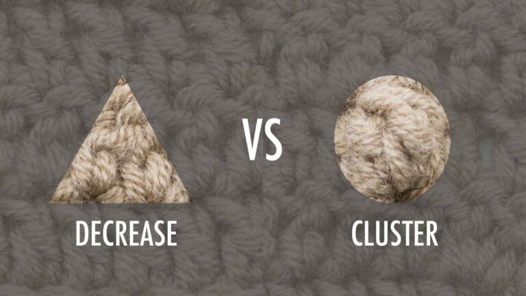 Crochet Cluster VS Decrease