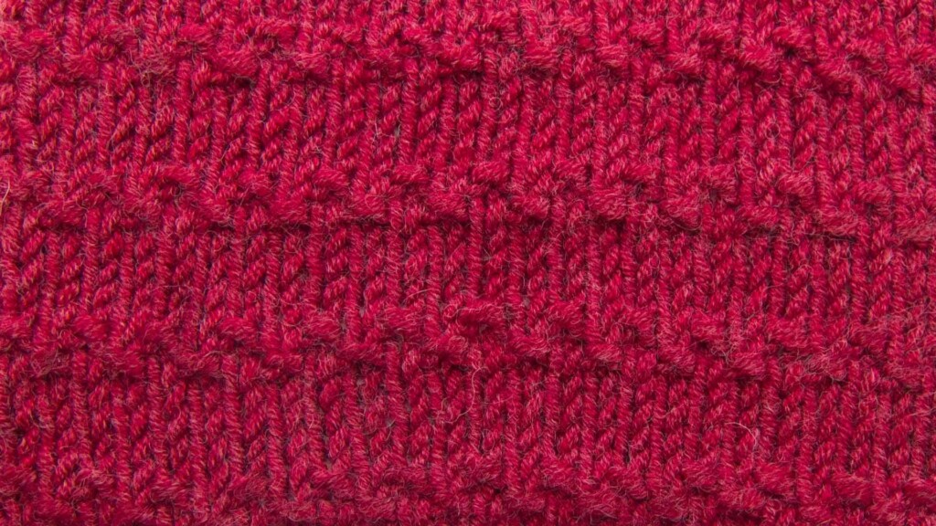 Roman Stripe Stitch Pattern (Right Side)