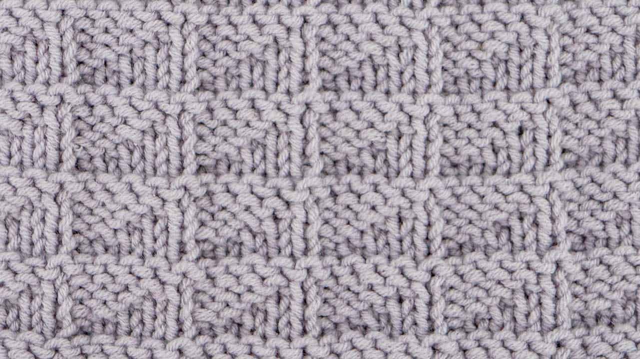Flag Stitch Knitting Pattern (Right Side)