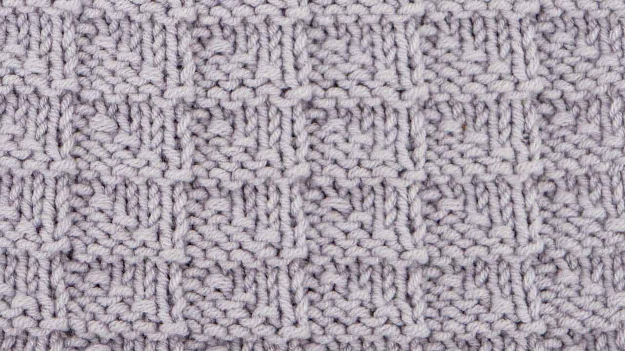 Flag Stitch Knitting Pattern (Wrong Side)