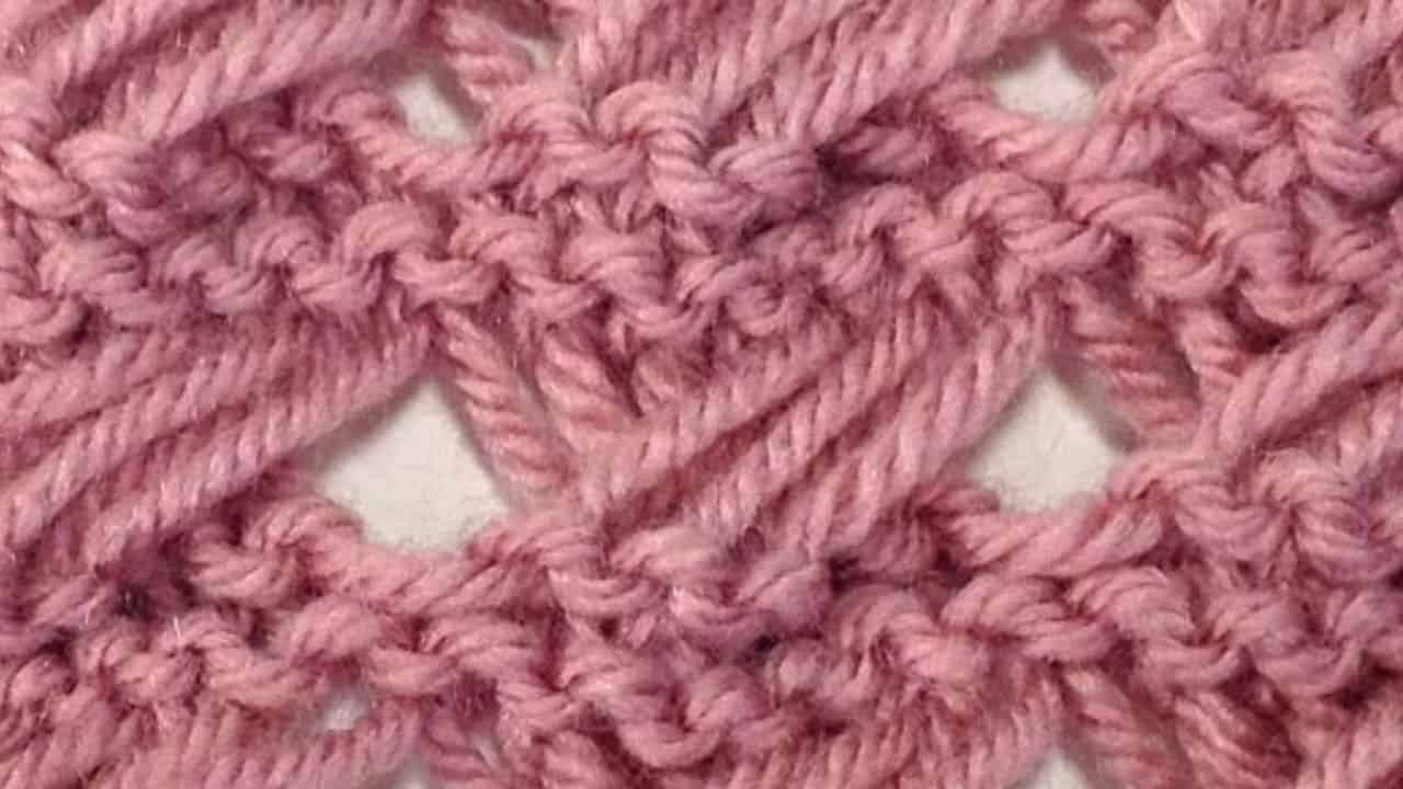 Extended Openwork Stitch - Knitting Stitch Dictionary 